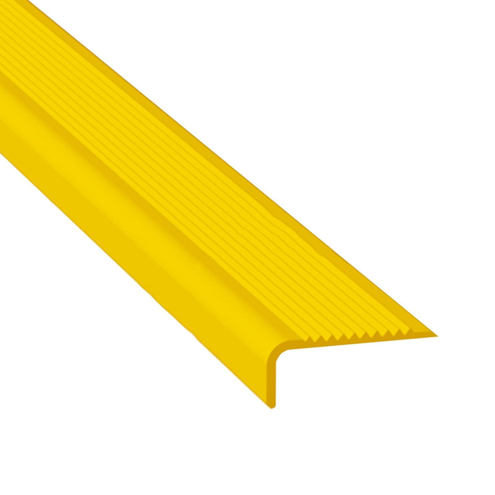 Perfil De Borde De Escalera Tira De Transición De Borde De Escalera Antideslizante Esquina for Cantos Tira De Umbral De Escalera De Protección De Esquina En Forma De L for Cantos Escaleras Tiras(Yello