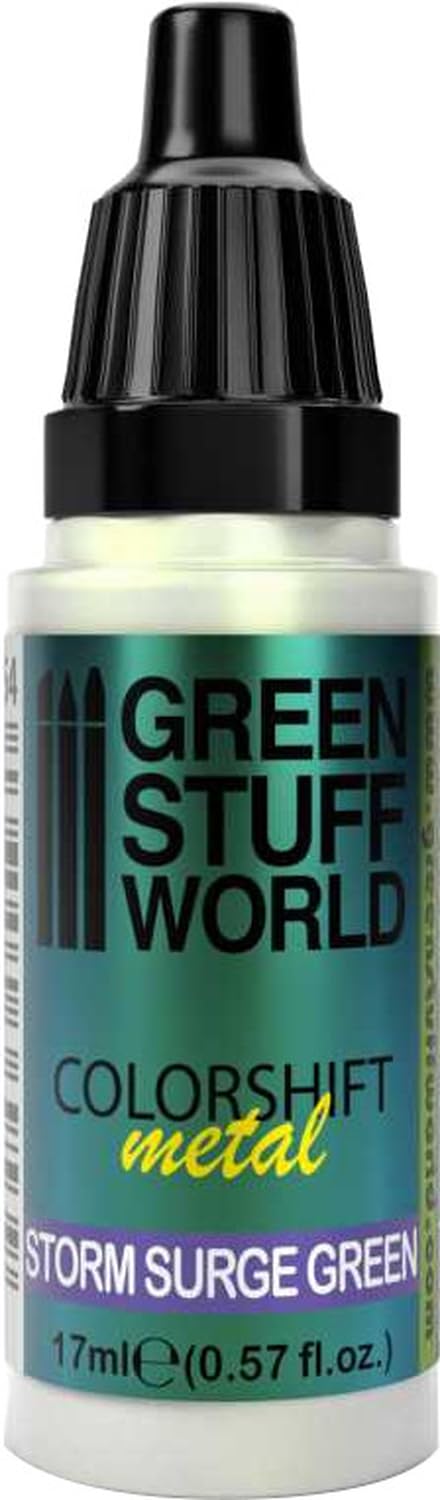Green Stuff World Storm Surge Green Green Stuff Chameleon Colorshift Metal Model Paint 17Ml 1554