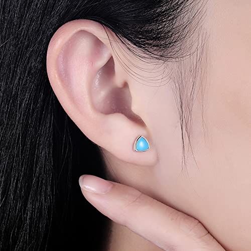 Boucles d'oreilles turquoise triangle pour sublimer vos looks d'été