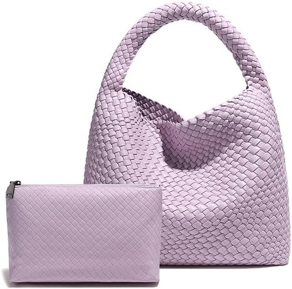 Large capacity handmade woven women's bag hand carry casual versatile underarm bag 1pc