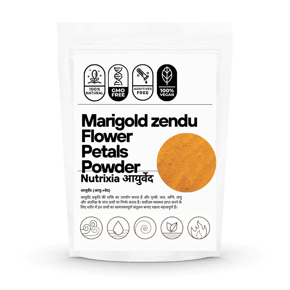 Marigold Flower Petals Powder (Dried) Genda Phool Patti, Tagetes Tenuifolia, Zendu (50 Gms) (B0D6YWBD18) Amazon Price History, Amazon Price Tracker