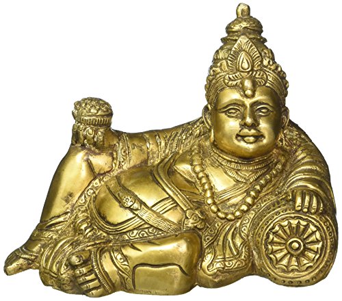 Gangesindia Kubera God of Wealth - Brass Statue
