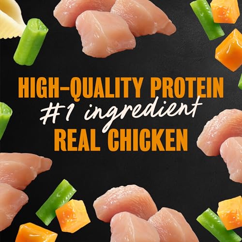 Image of Cesar Home Delights Wet Dog Food, Chicken & Noodle Dinner, 3.5 oz, 24 Count | Real chicken #1 ingredient, 100% complete & balanced, easy to digest, no fillers, no artificial flavors, easy peel trays