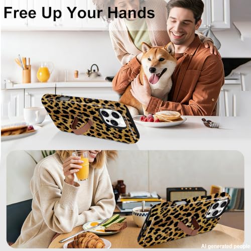 Coque iPhone 16 Pro Max avec dragonne pour éviter les chutes du téléphone
