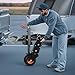 VEVOR Trailer Dolly, 500lbs Tongue Weight Capacity, 13 inch-23.2 inch Height Adjustable Trailer Mover Dolly, 9-inch Pneumatic Rubber Tire, Manual or Electric Wrench Drive, for Moving RV Trailer