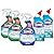 CLOROX Clean-Up Cleaner + Bleach1 Value Pack, Household Essentials, 32 Fl Oz Each, Pack of 3 Toilet Bowl Cleaner, Clinging Bleach Gel, Ocean Mist - 24 Ounces, Pack of 2