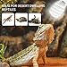 LUCKY HERP Desert UVA UVB Reptile Light Bulb 10.0 26W Compact Fluorescent Lamp