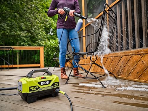 RYOBI 1,800 PSI 1.2 GPM Electric Pressure Washer RY141820VNM - Image 3