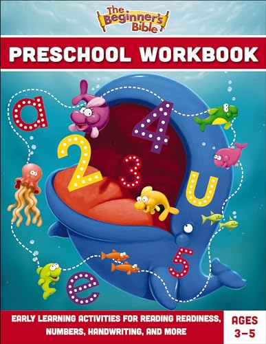 Image of The Beginner's Bible Preschool Workbook: Early Learning Activities for Reading Readiness, Numbers, Handwriting, and More