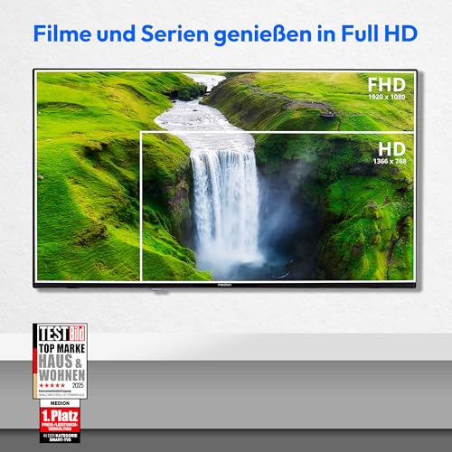 MEDION 108 cm (43 Zoll) Full HD Fernseher (Android TV, Smart TV, HDR, Prime Video, PVR, Bluetooth, MD 843100) – Bild 3