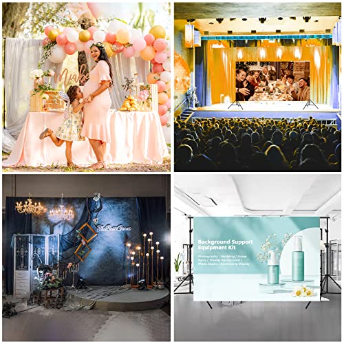 Ruifutu Photo Backdrop Stand Kit 6.5X10Ft, Adjustable Photography Background Support System Stands For Photographic Apparatus #TOP6