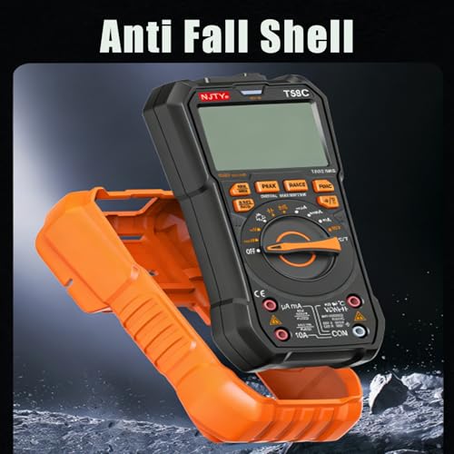 Digital Multimeter 60000 zählt AC/DC -Spannungsmesser Handheld -Tester für Industrie- und Haushaltselektriker -Werkzeuge (T58C)