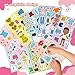 24 Sheets Make a Face and Dress Up Stickers for Girls Boys, Make Your Own Stickers for Kids Toddlers, Preschool Children Crafts Party Favor, Rewards, Art Craft, Birthday Gift