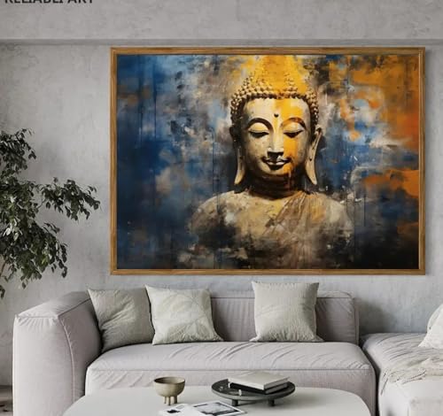 Affiche imprimée religion Bouddha et image fond murale