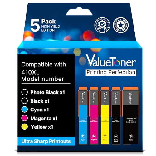 Valuetoner remanufactured ink cartridge set for Epson 410/410XL
