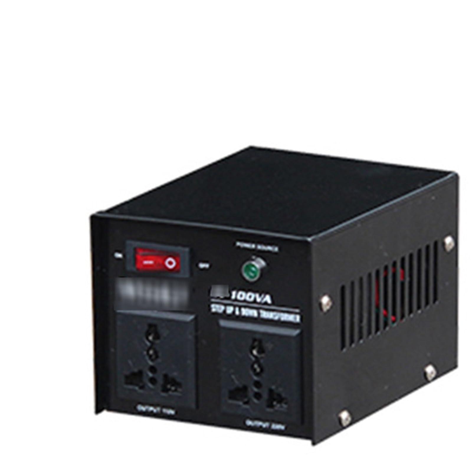 Transformador elevador, convertidor de voltaje de 110 V a 220 V, transformador de potencia de voltaje CA, adecuado para una variedad de aparatos eléctricos,100VA