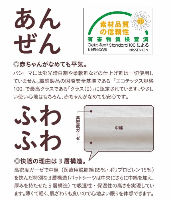 Amazon.co.jp: パシーマ キルトケット シングル 145X240cm オール