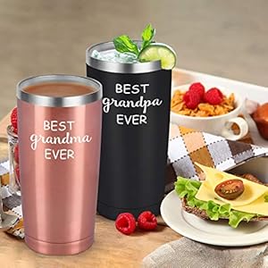 Grandpaandgrandmaevertraveltumblersetgrandparentschristmasgiftsforgrandmagrandpafromgrandkidsgrandchildrenstainlesssteelinsulatedtumblerwith2lids20ozblackrosegold Urban Country Home Decor Grandpa and grandma ever travel tumbler set grandparents christmas gifts for grandma grandpa from grandkids grandchildren stainless steel insulated tumbler with 2 lids20oz blackrose gold urban country home decor
