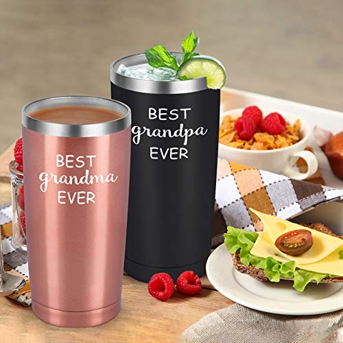Grandpaandgrandmaevertraveltumblersetgrandparentschristmasgiftsforgrandmagrandpafromgrandkidsgrandchildrenstainlesssteelinsulatedtumblerwith2lids20ozblackrosegold Urban Country Home Decor Grandpa and grandma ever travel tumbler set grandparents christmas gifts for grandma grandpa from grandkids grandchildren stainless steel insulated tumbler with 2 lids20oz blackrose gold urban country home decor