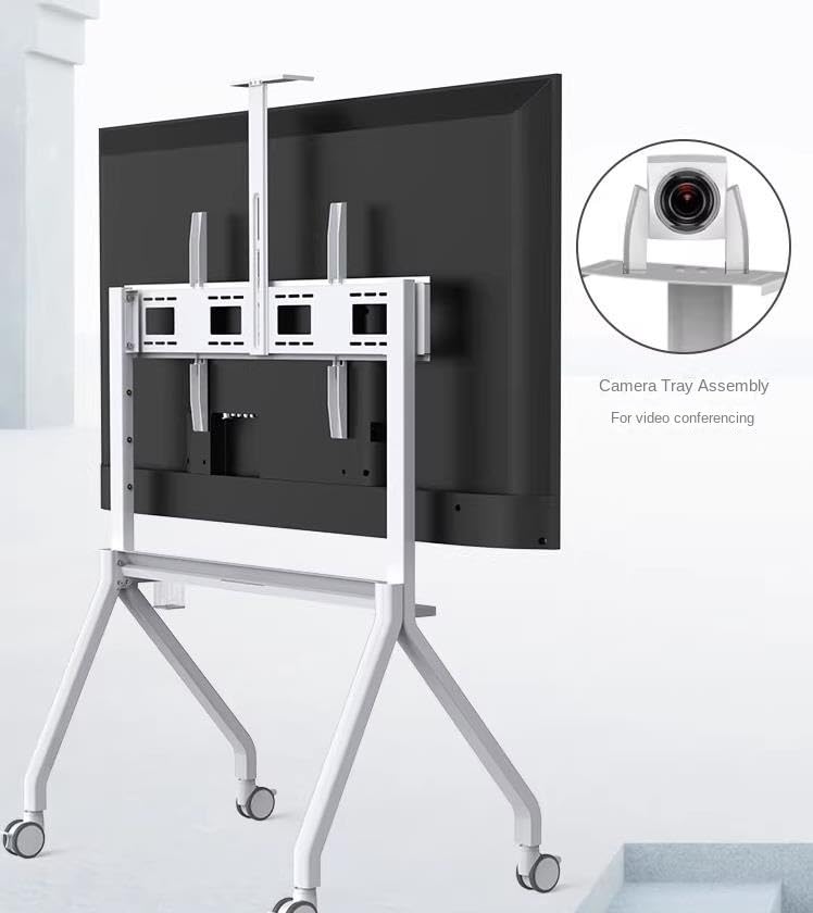 Soporte móvil ajustable para TV 55-120 pulgadas con ruedas miniatura 3