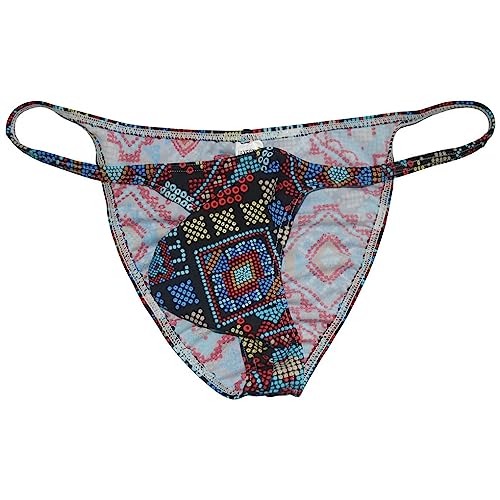 Men Bikini Briefs Flex Skimpy Underwearpants Enhance Bulge Pouch Underwear Male Ruched Cheek Briefs String Waist