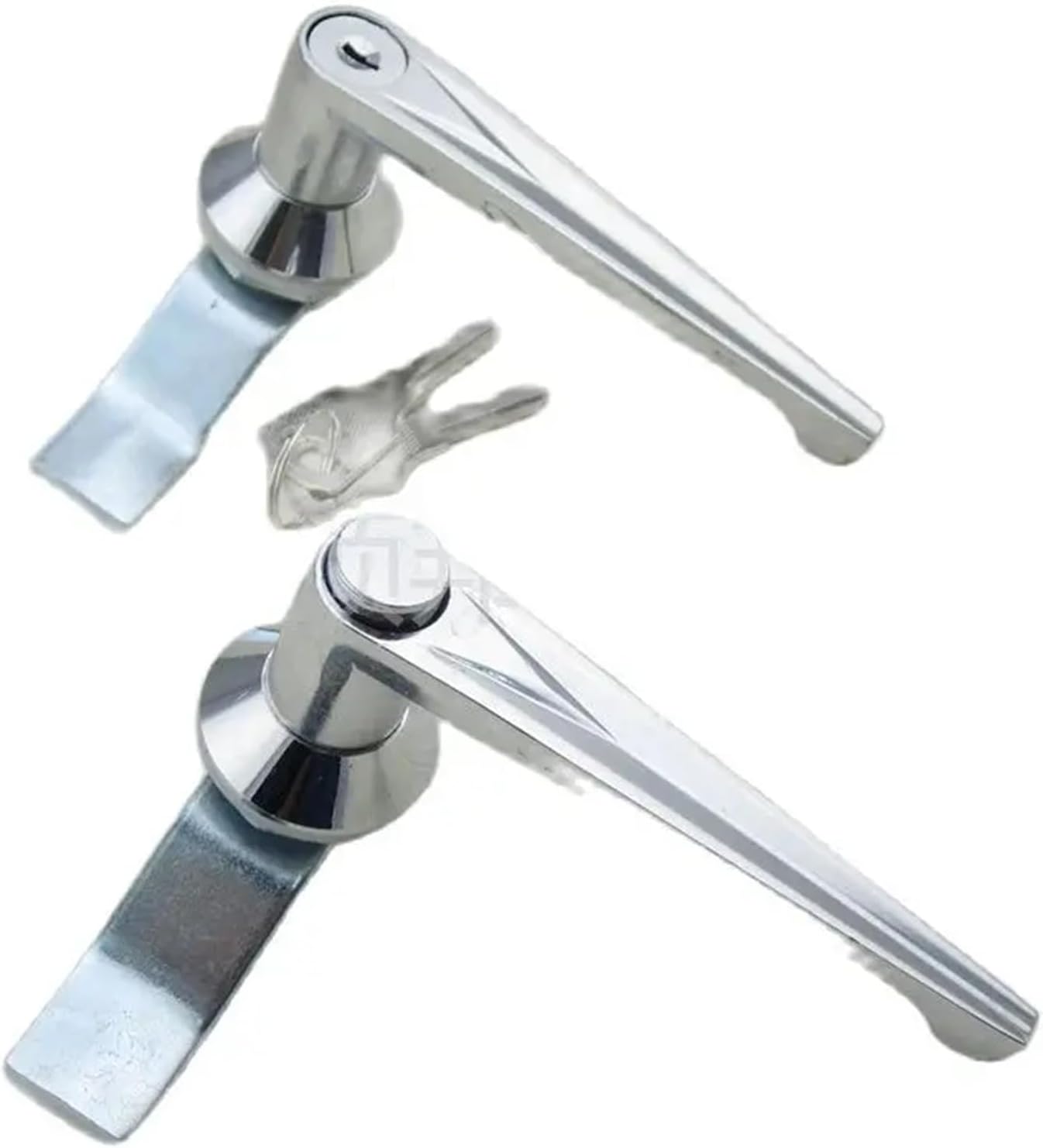 Equipment Door Handle Switch Cabinet Box Locks Control Lock Chrome-Plated Mechanical Furniture Handware(301-1A)
