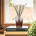 30 Pcs 8 Inch Brown Rattan Reed Fragrance Diffuser with Flower Replacement Refill Rattan Sticks