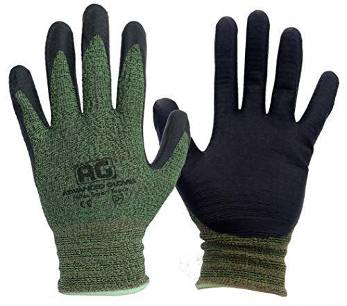 NiTex Smart Touch, GT-200, 6 Pairs, Nitrile-Foam Coated Touch Screen Gloves (L)