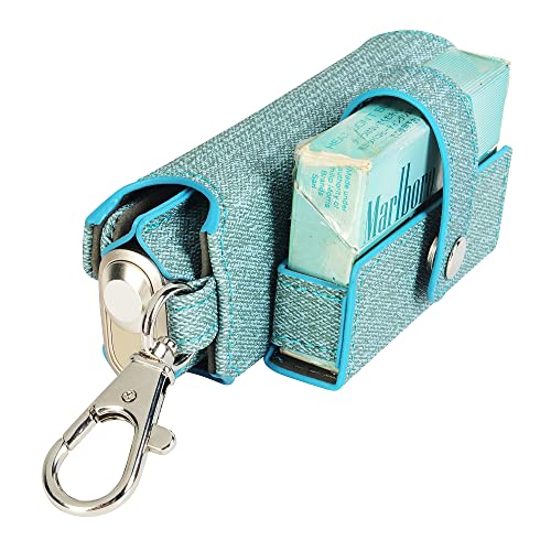 KAZARI ケース IQOSに適合する イルマ ワン ケース タバコケース+イルマワンケース 2点 まとめて収納ケース カラビナ付き 大人 アイコスイルマワン向け ヒートスティックケース 加熱式たばこ用 アクセサリ IQOSイルマワン向け 保護ケース シガレット ILUMA ONE対応 アクセサリー