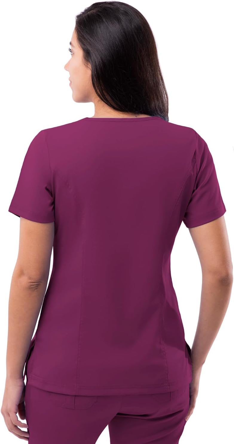 Adar Pro Scrubs for Women - Elevated V-Neck Scrub Top - Image 2