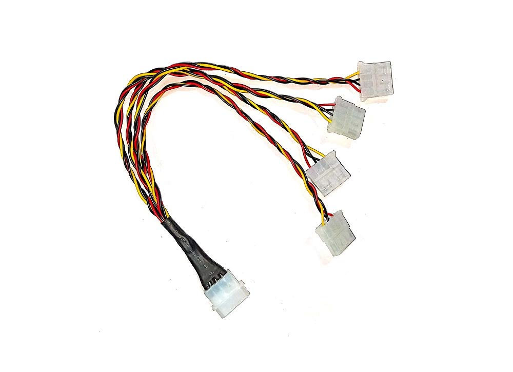 Fourdot 1 To 4 Molex Smps Splitter Cable, Shockproof, Black (B08MZ14RS7) Amazon Price History, Amazon Price Tracker