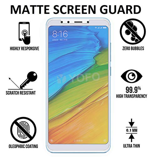 Image of Anti Glare Matte Finish Anti-Fingerprint Ceramic Screen Protector for MI Redmi 5 (MI Redmi 5)