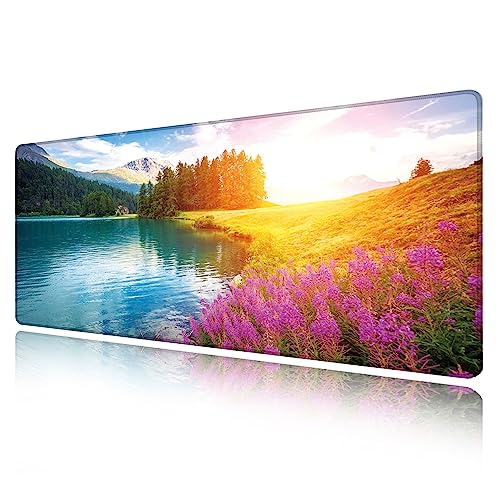 Tapis de bureau paysage LL-COEUR grand format pour optimiser votre espace de travail