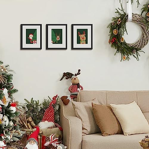 Upsimples 8X10 Picture Frame, Display Pictures 5X7 With Mat Or 8X10 Without Mat, Wall Hanging Photo Frame, Black, 1 Pack #TOP4