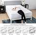 Bedsure Topper Colchón 90x200x3cm - Funda Colchón Cama 90 Acolchado de Espuma...
