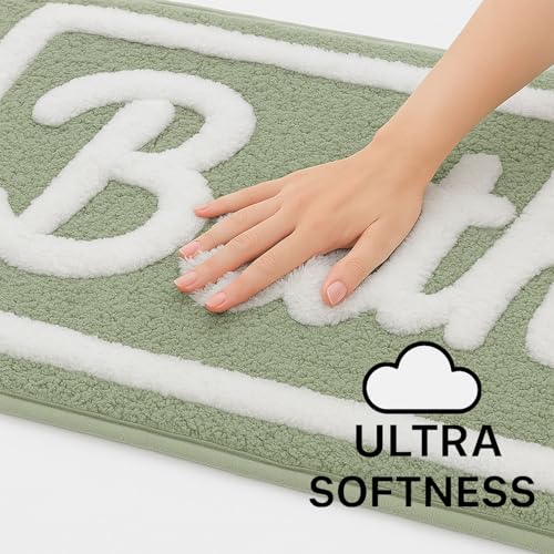 Image of Luxe Home Super Soft Canada Bath Bath Mat Non-Slip Machine Washable Bathroom Mat for Home, Bedroom and Living Room (40x60 cm) - Pack of 1
