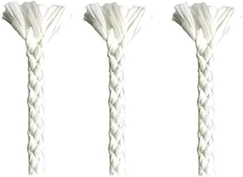 18 pulgadas x 10 pies Wick It Up con mecha redonda de fibra de vidrio de 18 pulgadas por 10 pies de largo, lámparas de aceite de queroseno,