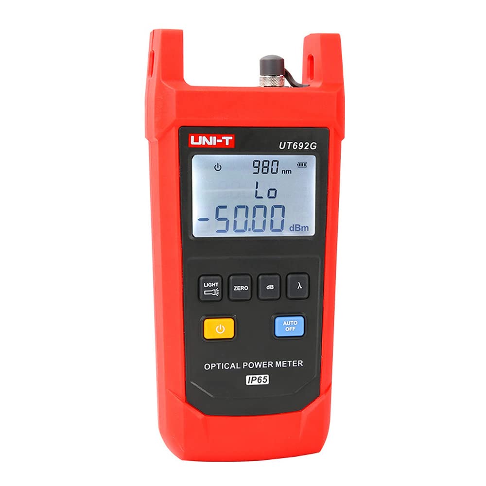 UNI-T UT692G Handheld Optical Power Meter, -50-+26 dBm, 800nm-1700nm Wave Range
