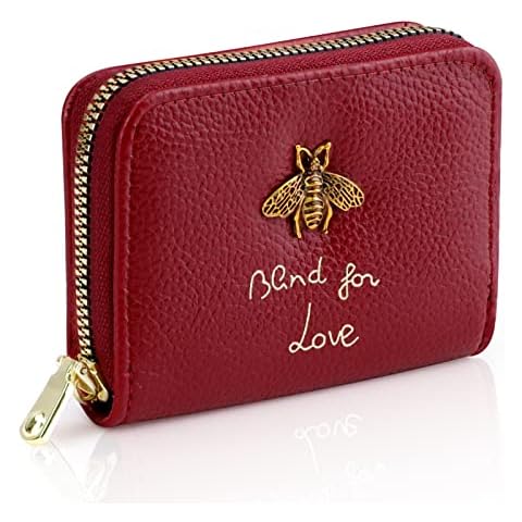 RFID Blocking Genuine Leather Card Holder Cover