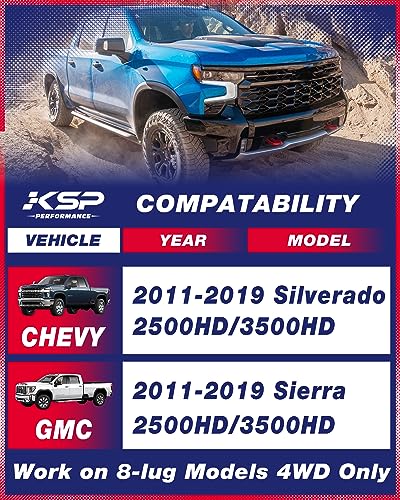 Image of KSP 1 inch-3 inch Front Shock Extenders for 8 Lug Heavy Duty Trucks