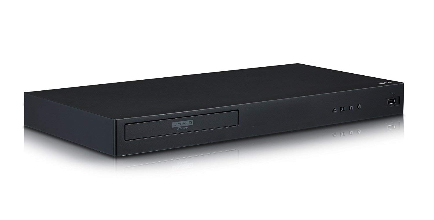 LG UBK80 Ultra HD 4K Blu-ray-Player (mit HDR und Dolby Atmos) schwarz