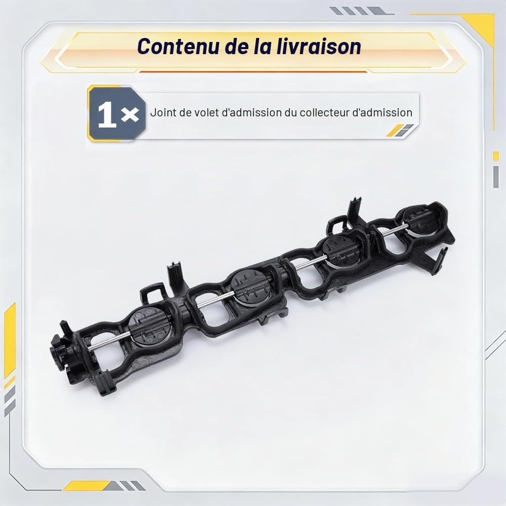 Joint de clapet de collecteur d'admission pour BMW N47 2.0 2011-2018 - Joint de clapet tourbillon d'admission d'air remplace 11617812938, 7812938, 11 61 7 812 938, 7 812 938