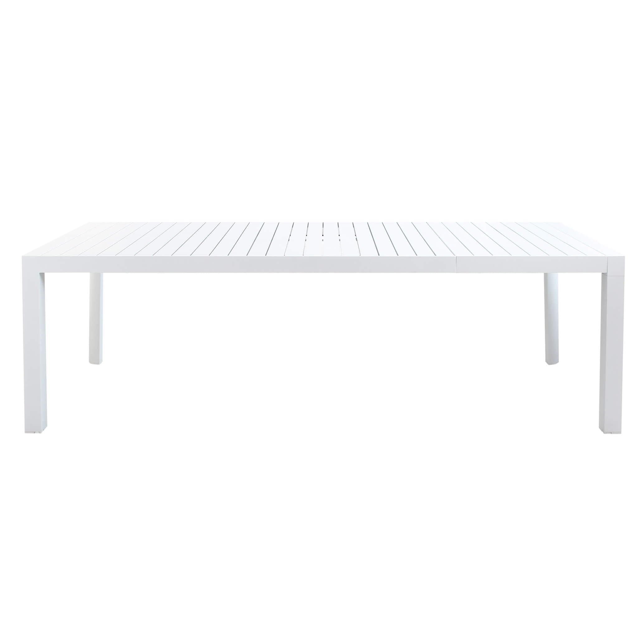 Gardeness Tavolo in alluminio per esterno allungabile 135/180x70x76 BOSTON - White