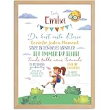 SpecialMe® Kinder-Poster Einschulung Du bist erste Klasse 