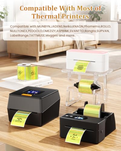 Image of Phomemo 3 inch Golden Star Thermal Labels, 200Pcs