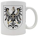 Das abgebildete Motiv ist auf beiden Seiten der Tasse identisch aufgedruckt.