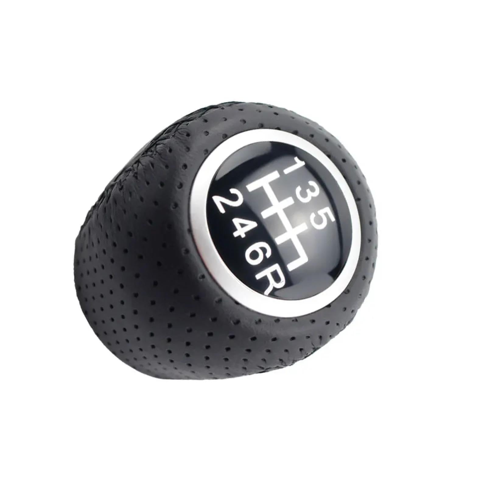 5 6 Speed ​​Car Shift Gałka Shfiter Lever Handball Skórzane Akcesoria Samochodowe, Do Fiata Grande Punto, Do Evo Punto 2012