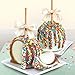 A Gift Inside Birthday Chocolate Dipped Caramel Apples Pair 2 Piece Set