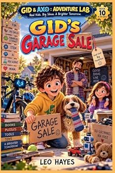 Paperback Gid, S Garage Sale (Gid & Axo: Adventure Lab) Book