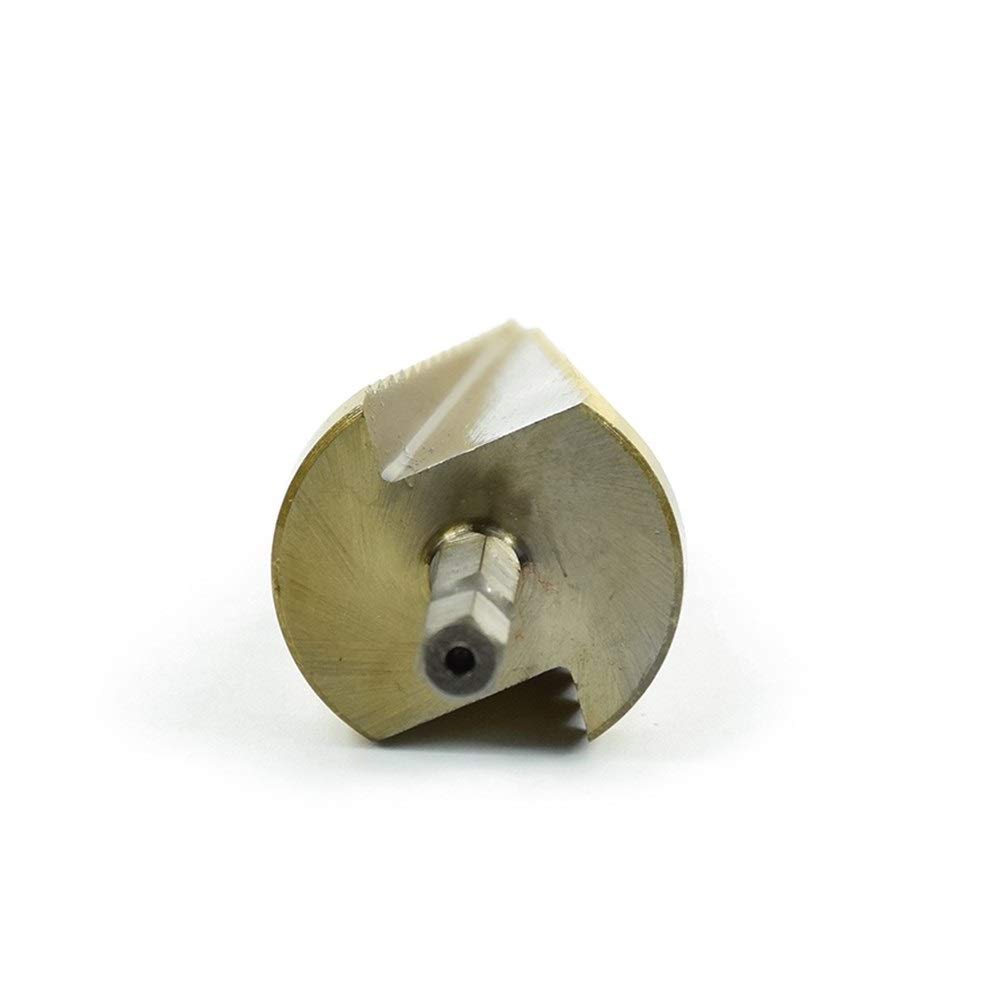 Broca escalonada, Brocas for metal, Broca escalonada de carburo Herramienta eléctrica Abridor de agujeros for madera/metal Taladro escalonado HSS Mango hexagonal de 4-32 mm Taladro de torre ranurado T